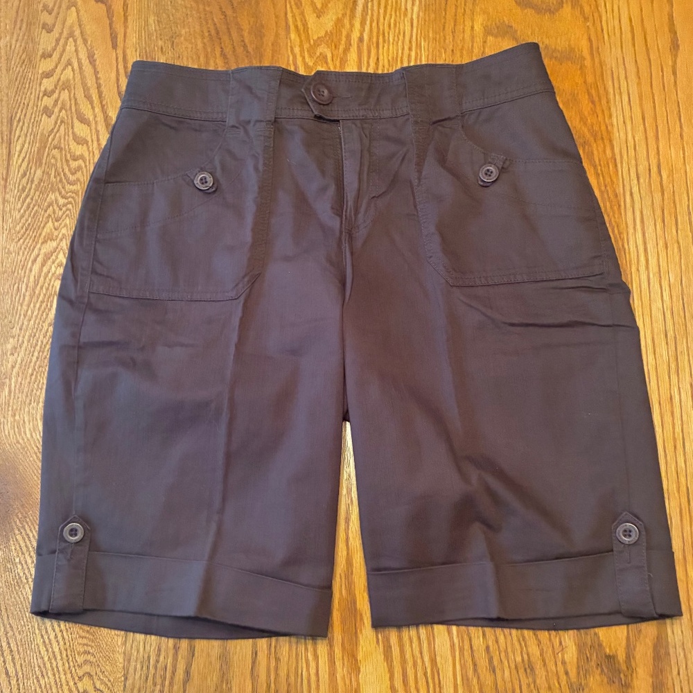 "Charter Club" black Bermuda shorts, 8, EUC